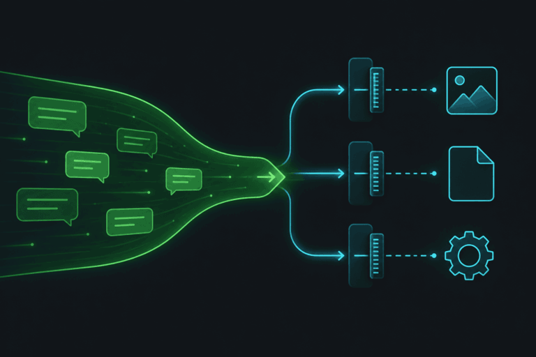 Diagram comparing unlimited ChatGPT text chats versus image file and tool usage limits