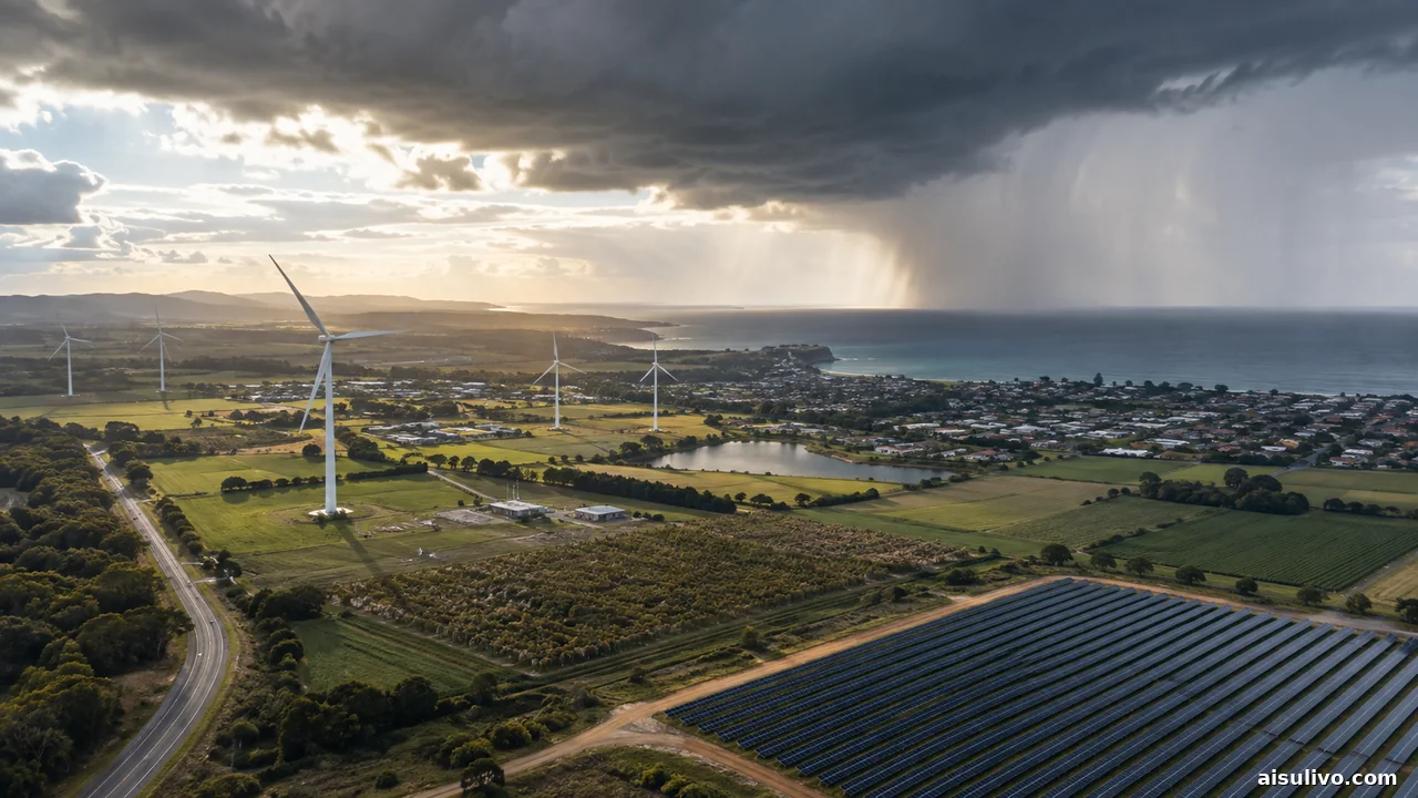 Renewable energy, farms and communities under localized changing weather