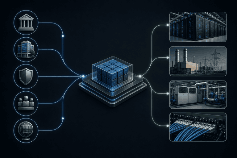 NVIDIA AI compute infrastructure partners collaborating on data center financing