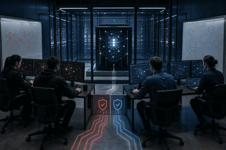 Cybersecurity operations center monitoring OpenAI Astra model safeguards