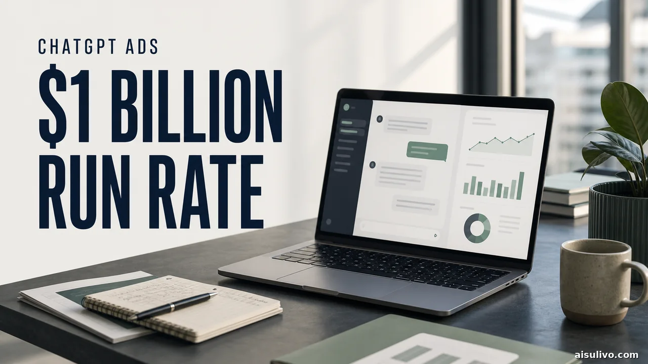 OpenAI Says ChatGPT Ads Reached a $1 Billion Annualized Run Rate